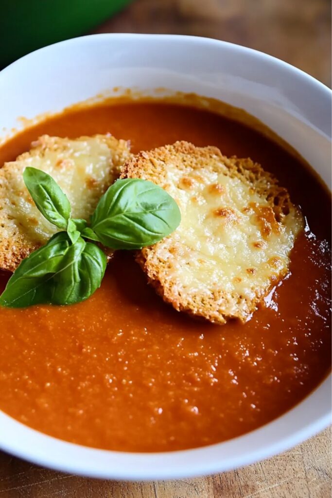 Pioneer Woman Tomato Soup with Parmesan Croutons