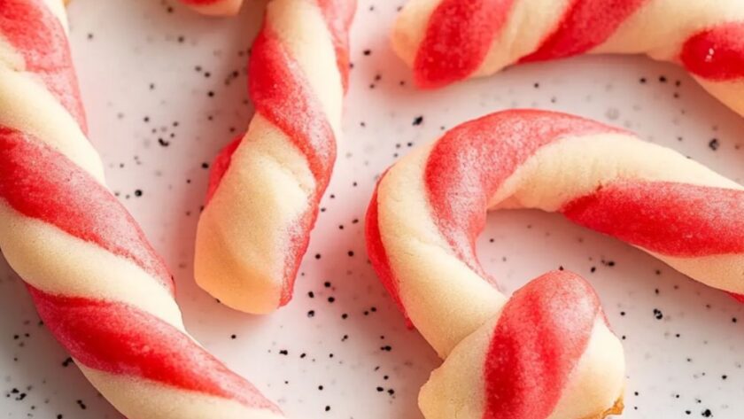 Candy Cane Cookies Recipe