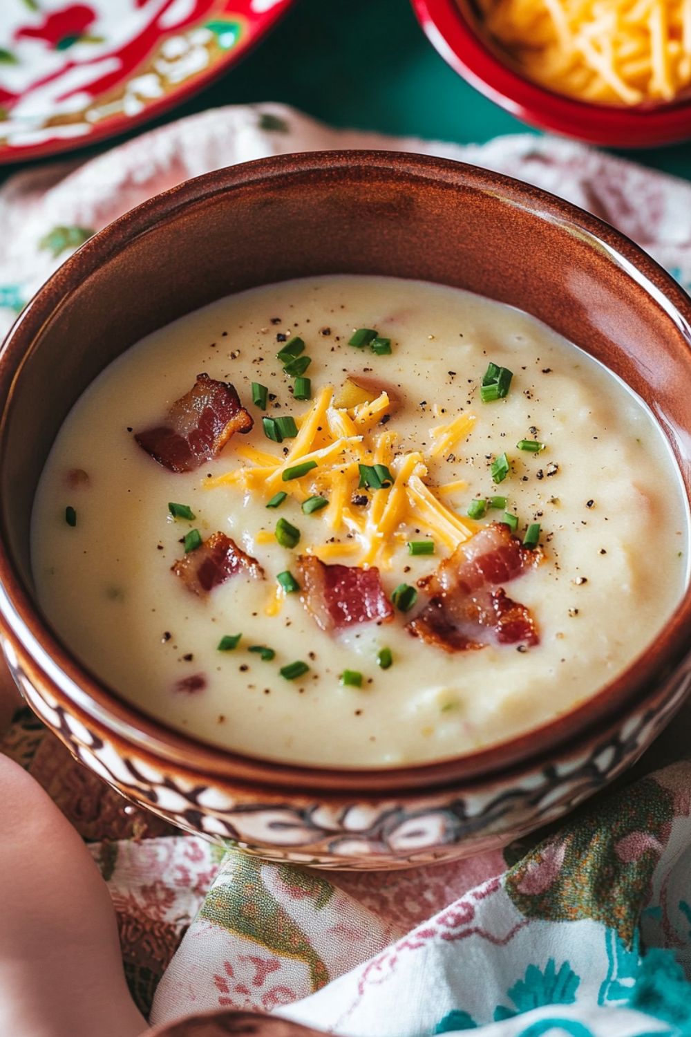 Slow Cooker Loaded Potato Soup