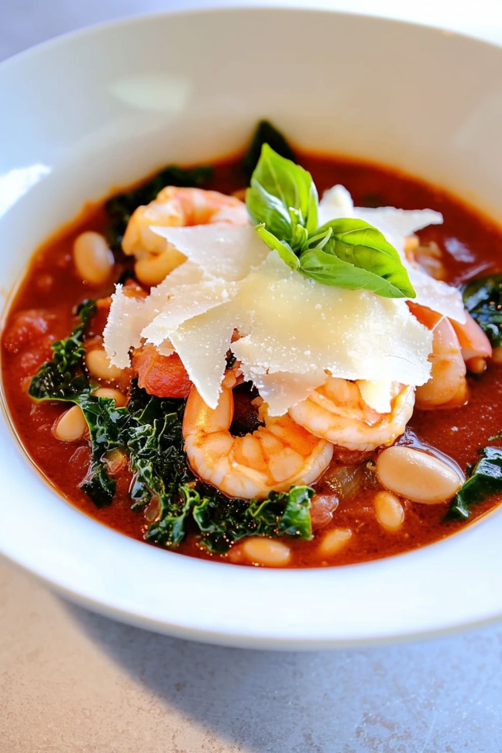 Pioneer Woman Tuscan Bean Soup with Shrimp