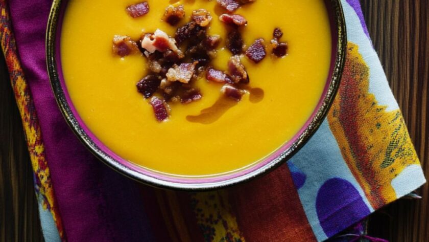 Pioneer Woman Butternut Squash Soup with Bacon