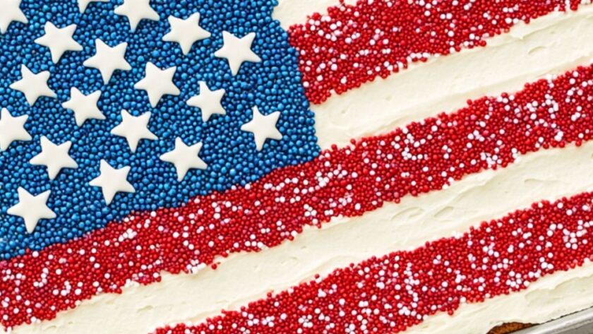 American Flag Cake