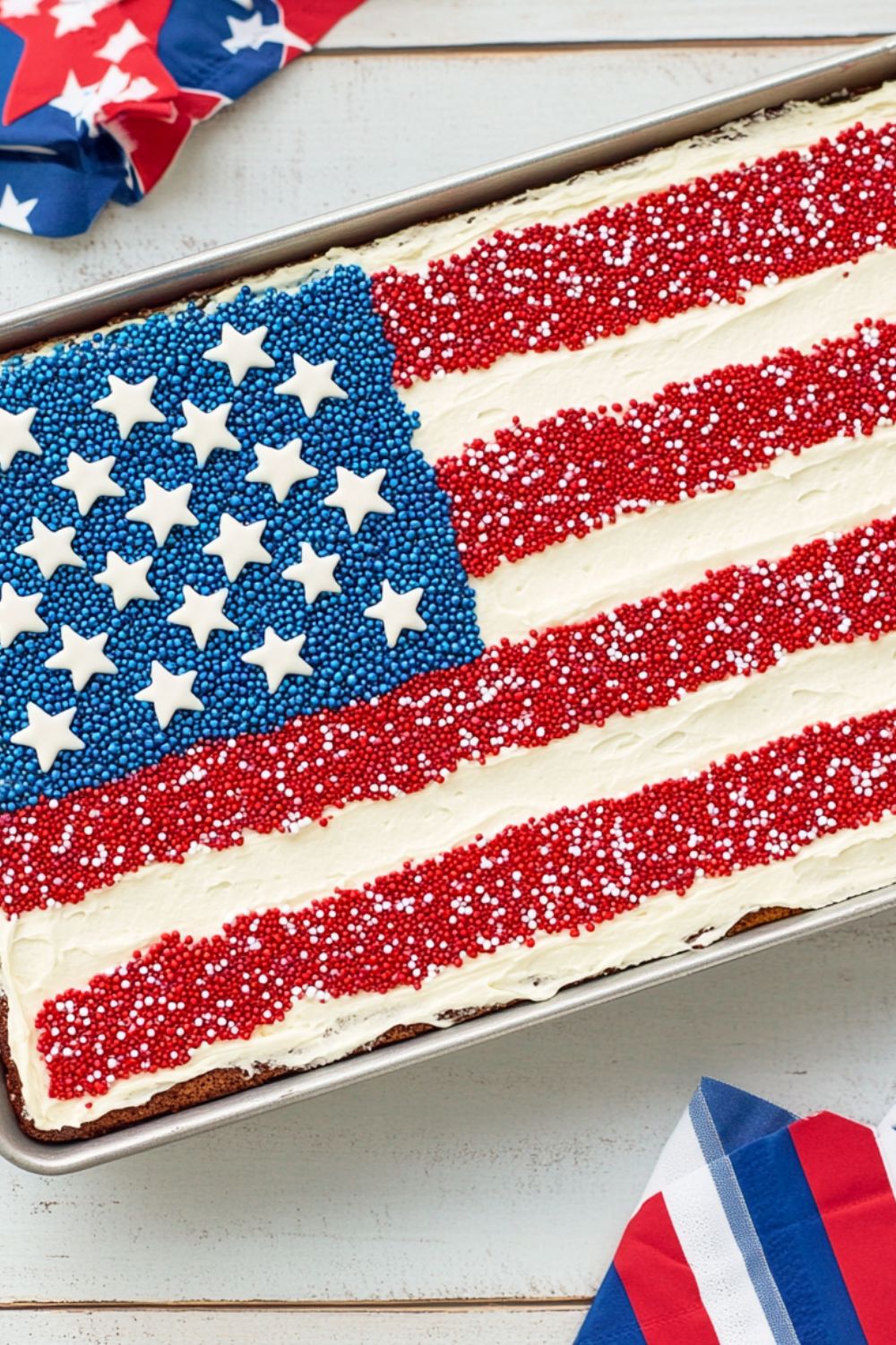 American Flag Cake