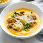 Pioneer Woman Butternut Squash, Sausage, and Tortelloni Soup