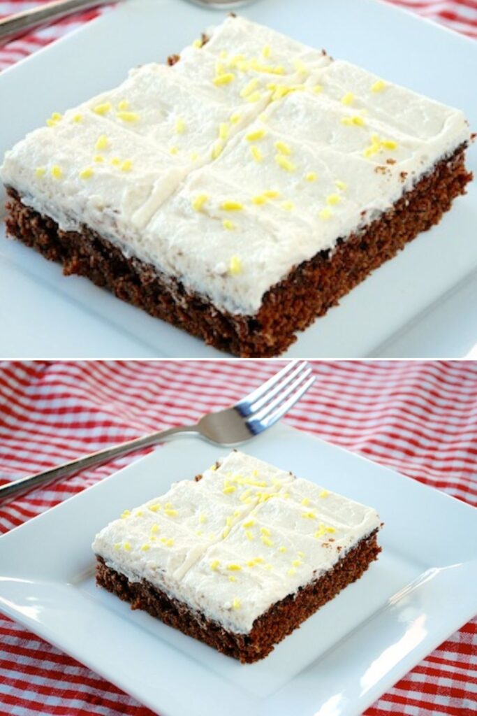 Pioneer Woman Texas Sheet Cake with Vanilla Bean Frosting