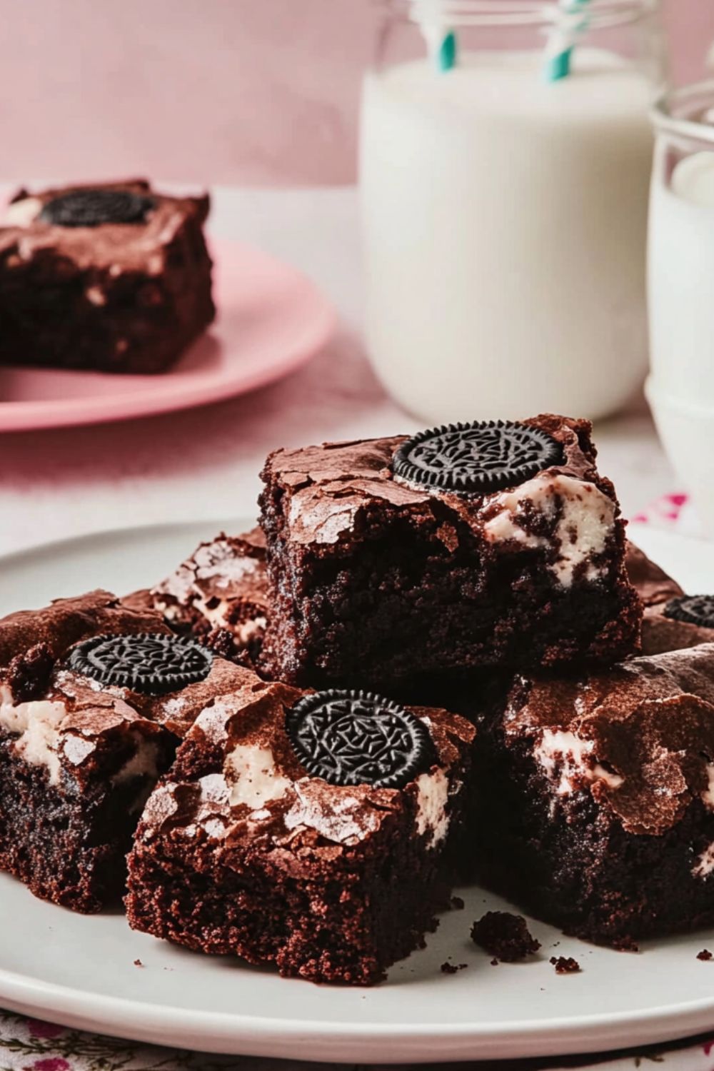 Pioneer Woman Creamy Oreo Brownies